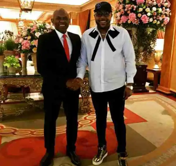 " Elumelu Can Employ E-Money As Gateman":See Reactions As E-Money Meets Tony Elumelu